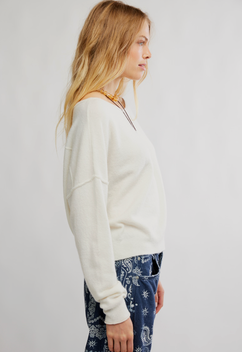 Rosalie Rolled Hem Sweater