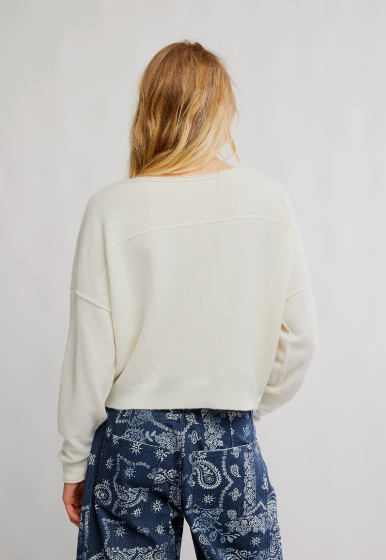 Rosalie Rolled Hem Sweater