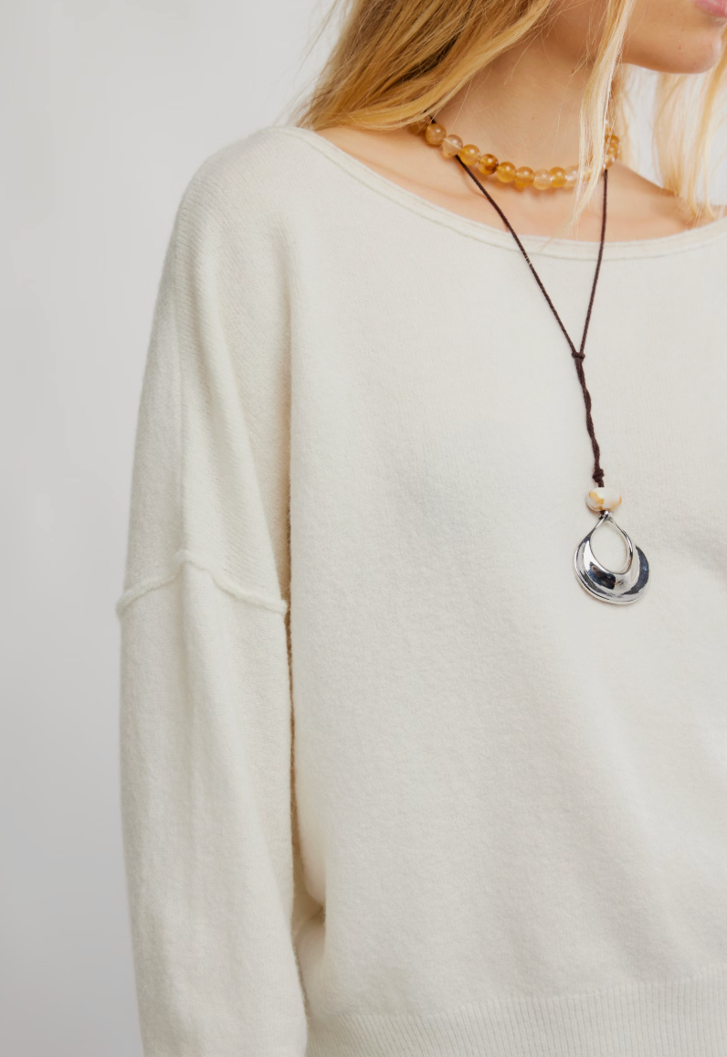 Rosalie Rolled Hem Sweater