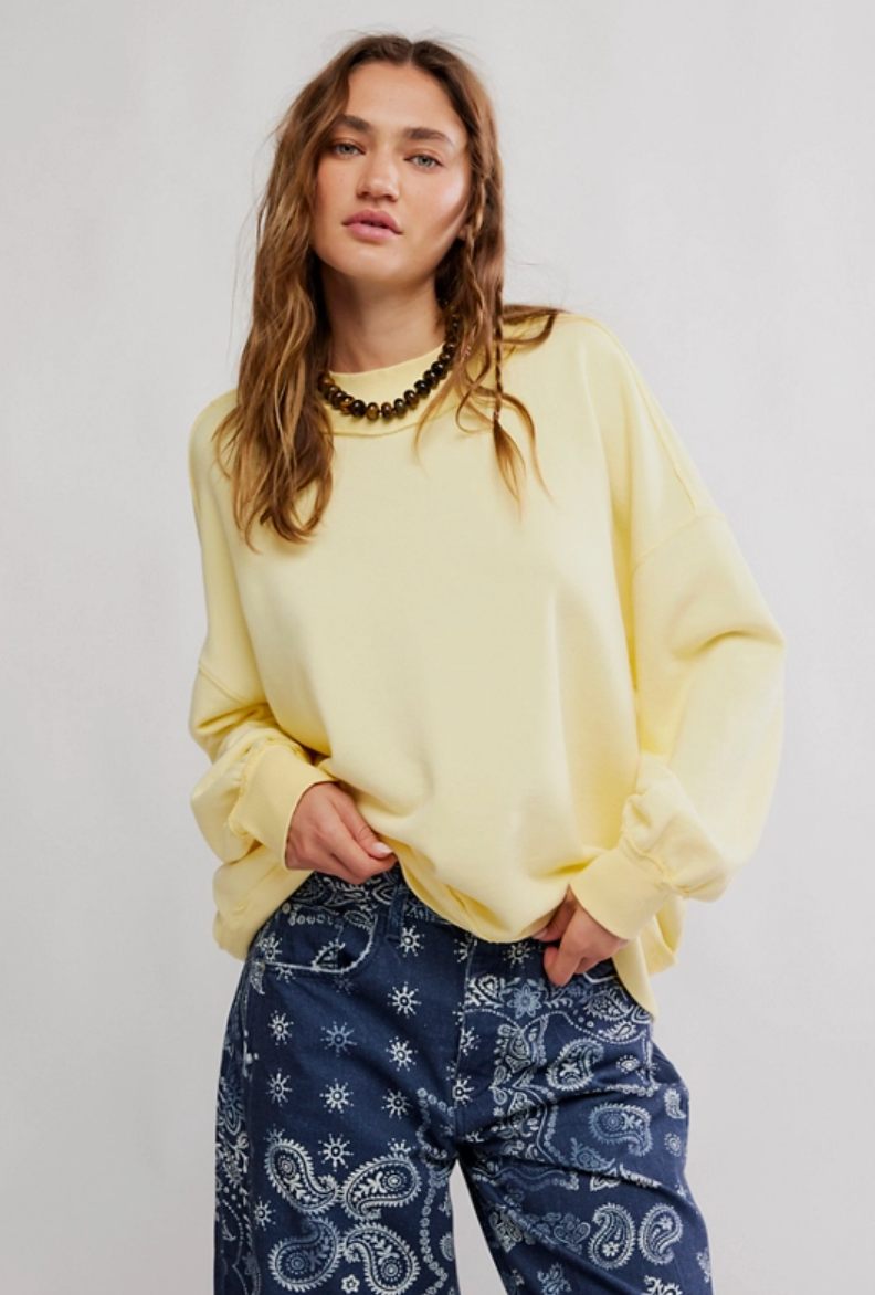 Eliza Mock Neck Sweatshirt