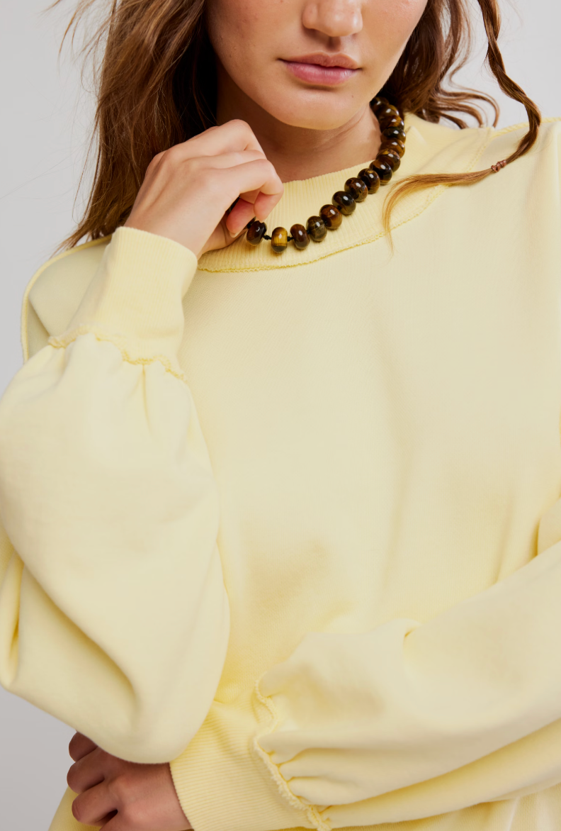 Eliza Mock Neck Sweatshirt