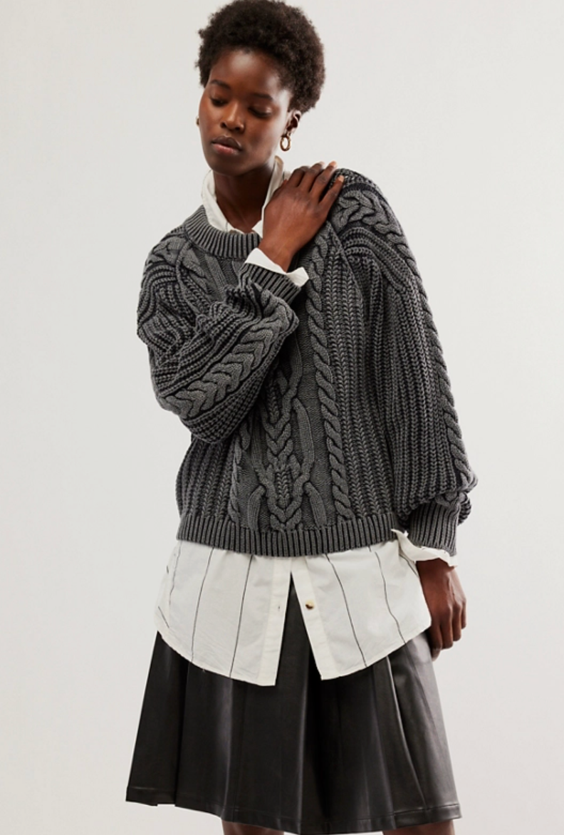 Parker Cable Knit Sweater