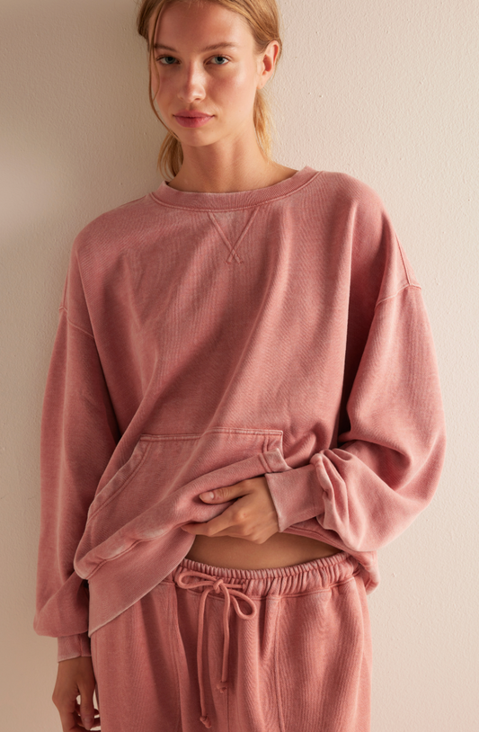 Rosa Pocketed Pullover