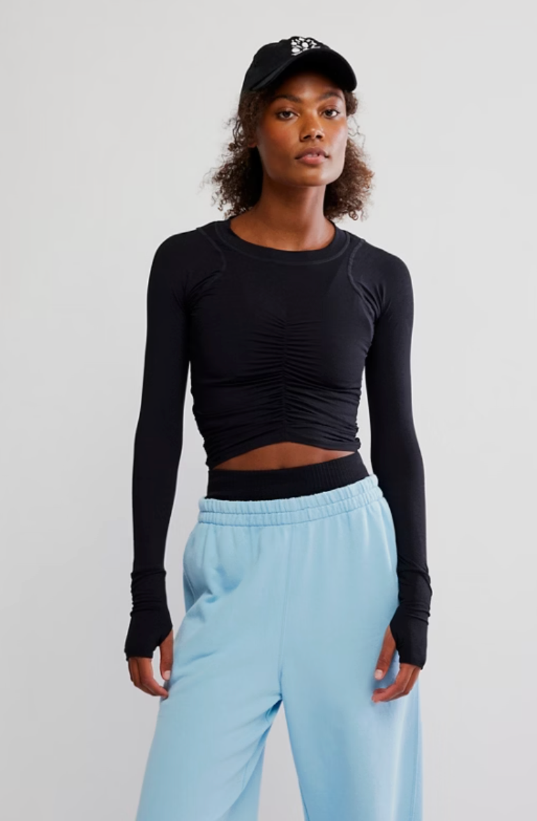 Elsie Ruched Long Sleeve top