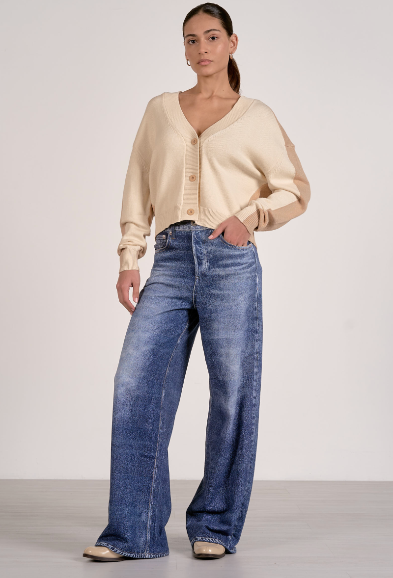 Florence Color Block Cardigan