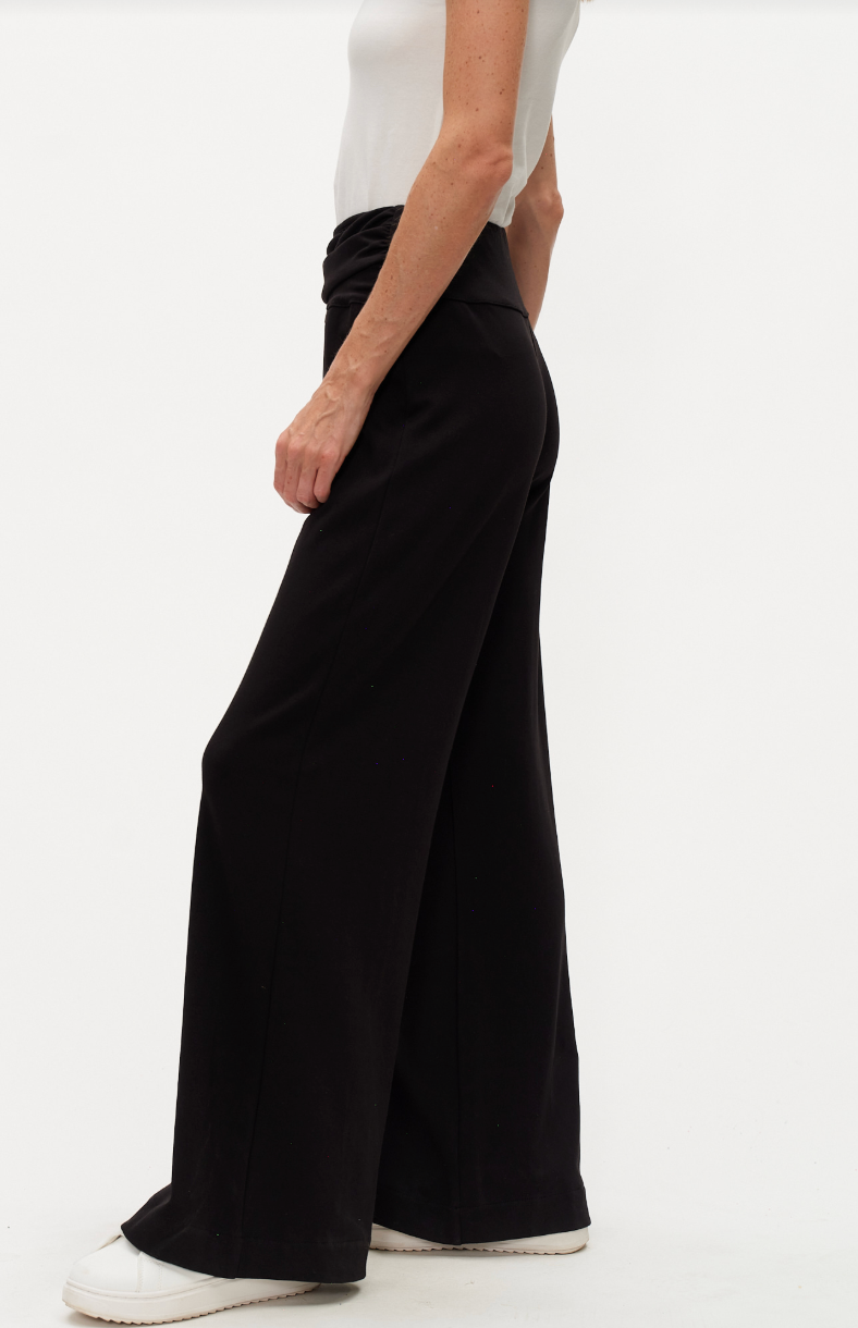 Sofia Ruched Waistband Wide Leg Pant