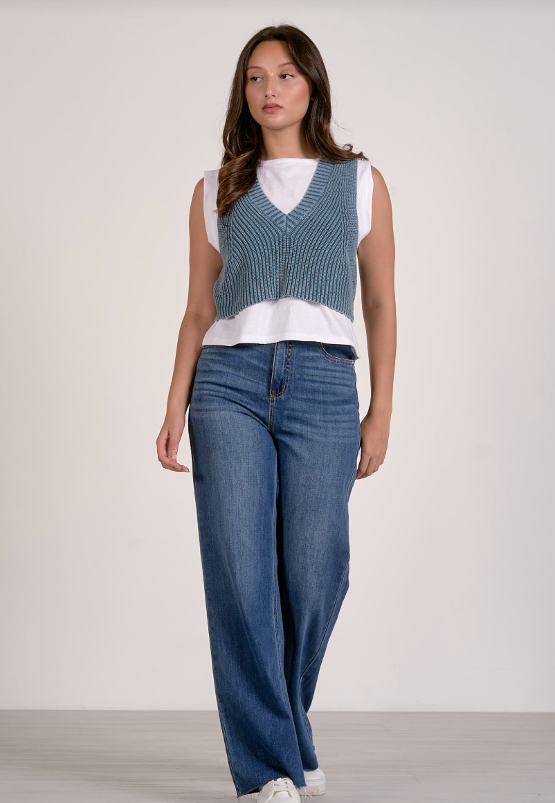 Tabitha Layered Sleeveless Sweater