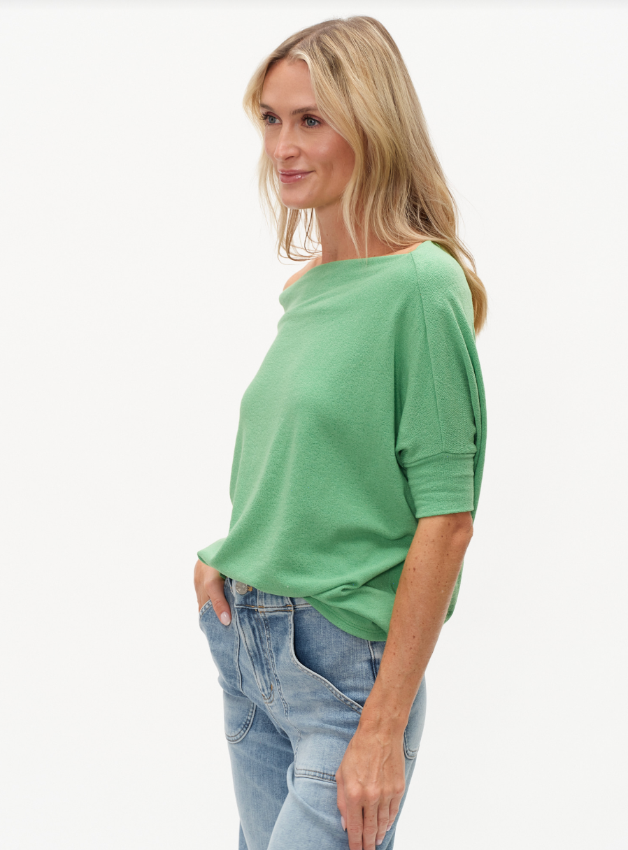 Maci Short Sleeve Convertible Knit Top