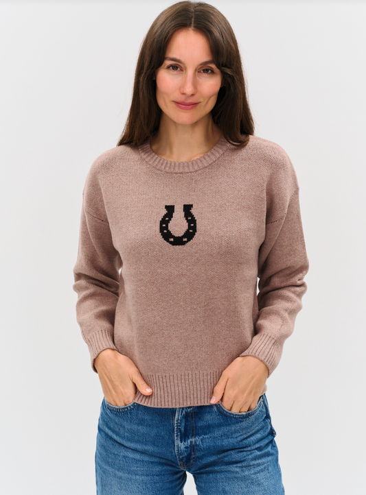 Lucky Horseshoe Graphic Sweater