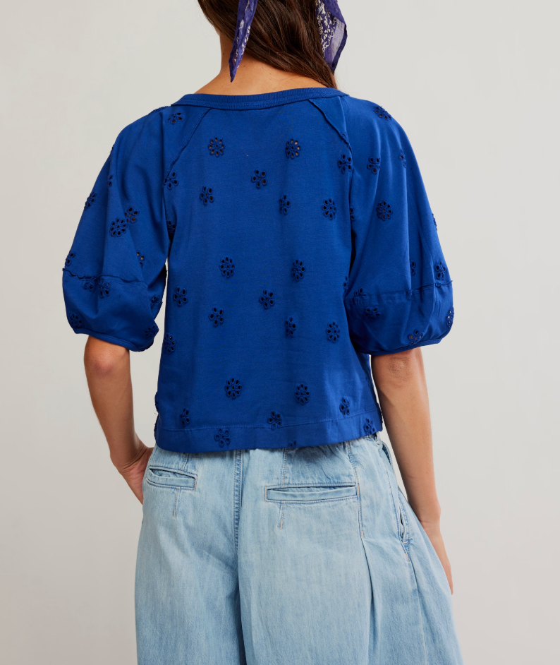 Jessie Eyelet Tee