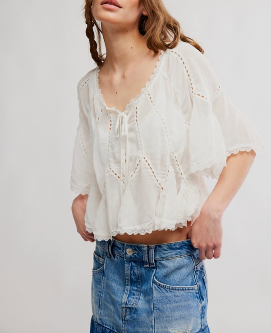 Michelle Eyelet Blouse