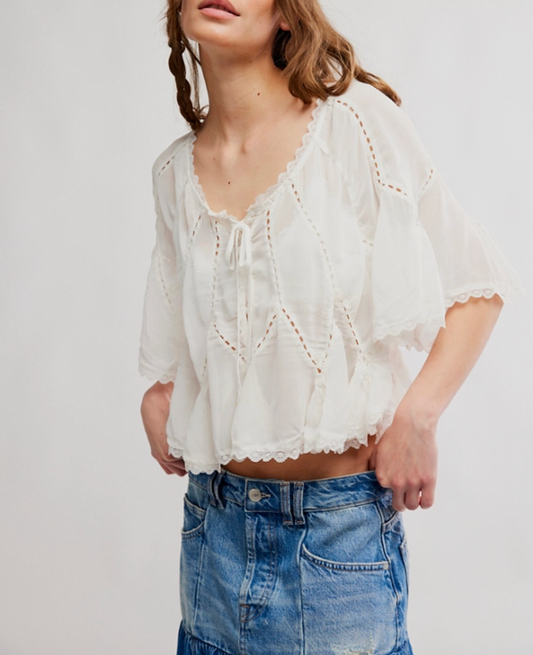 Michelle Eyelet Blouse