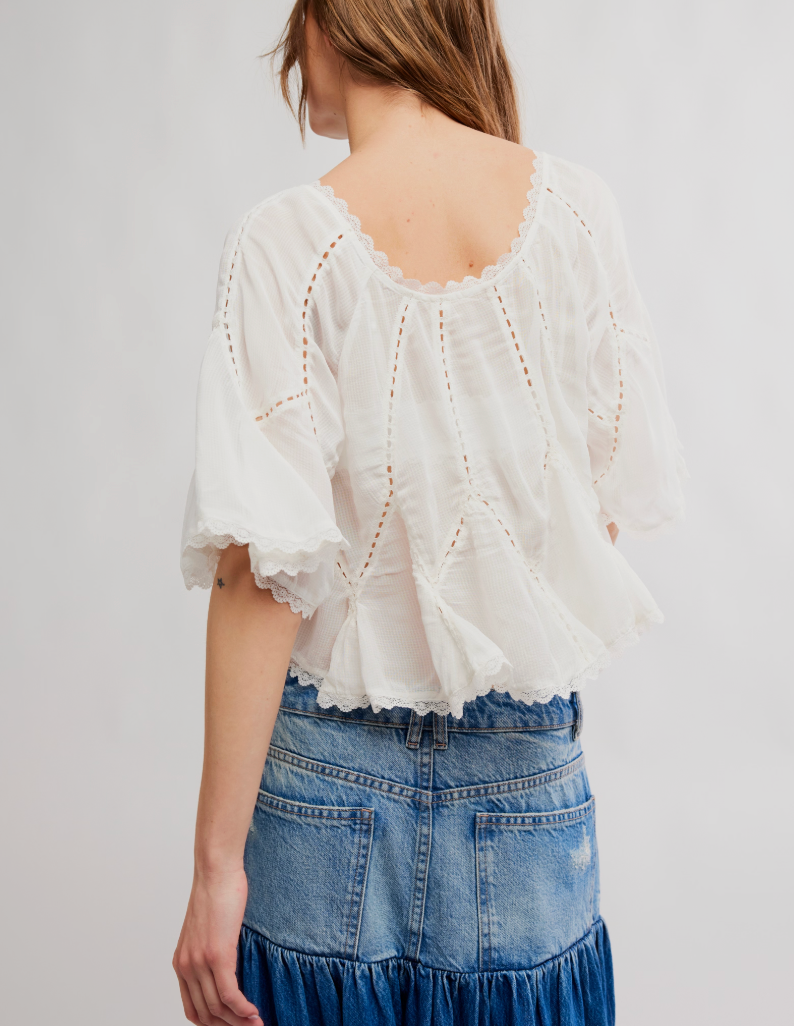 Michelle Eyelet Blouse