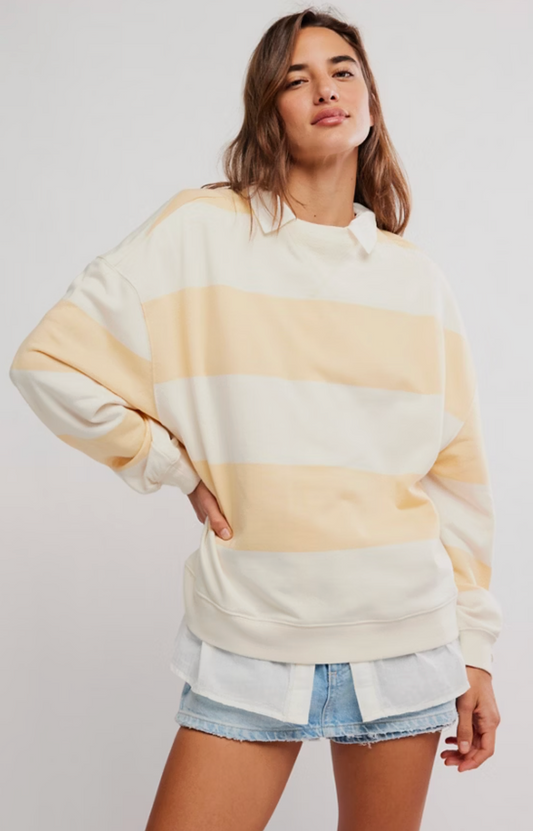 Classic Stripe Crew Pullover