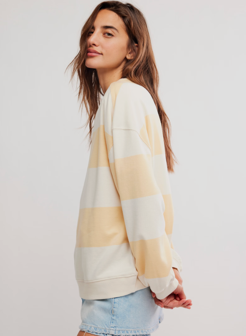 Classic Stripe Crew Pullover