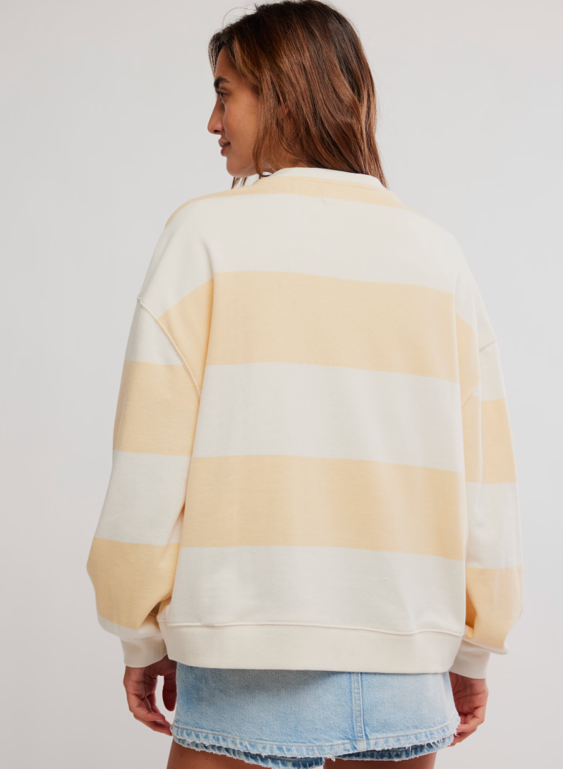 Classic Stripe Crew Pullover