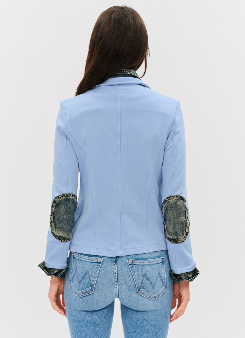 Veronica Mixed Media Blazer