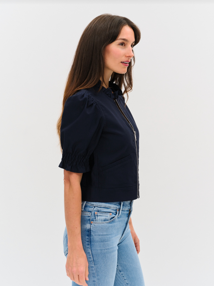 Madison Ruffle Puff Sleeve Jacket