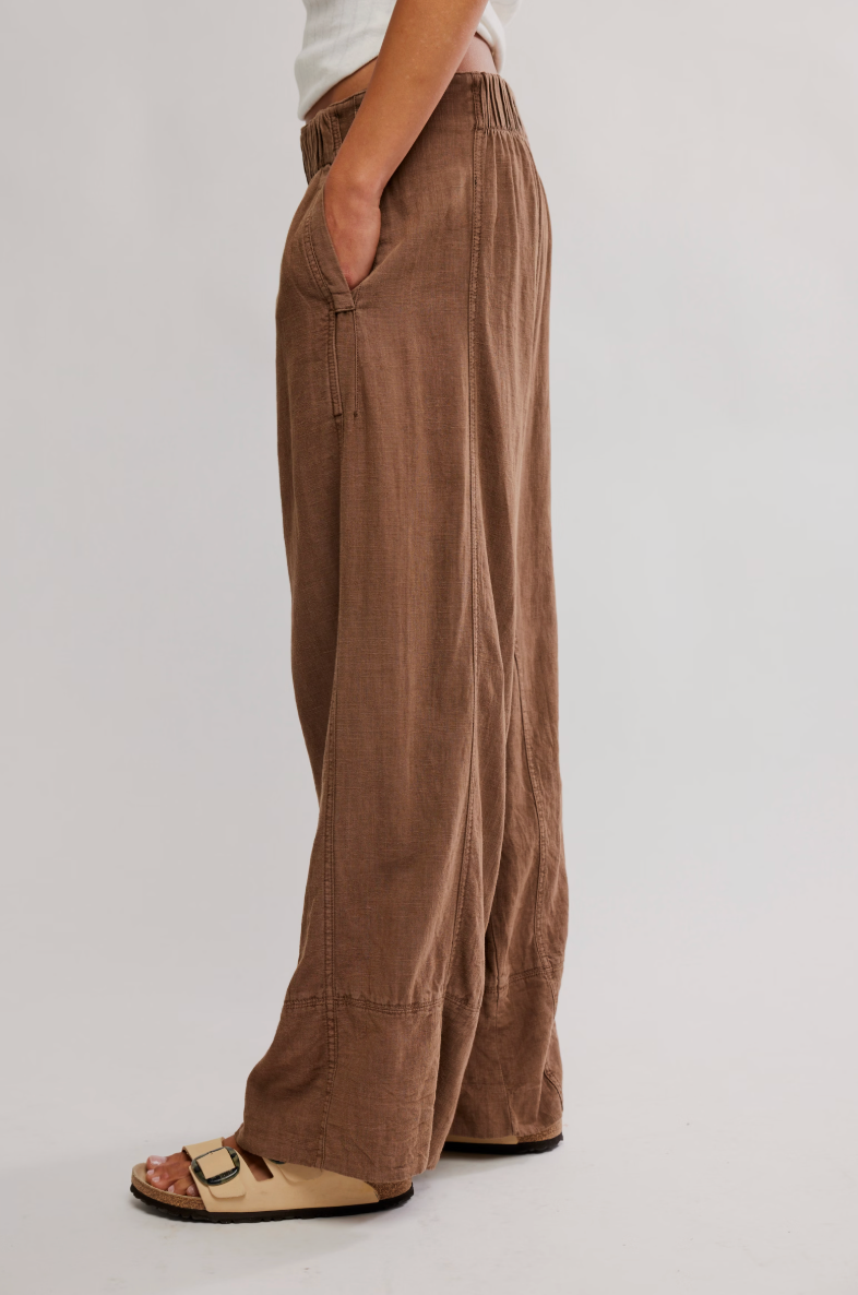 Days End Linen Pull On Pant