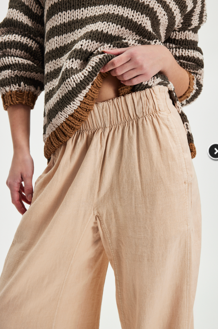 Days End Linen Pull On Pant