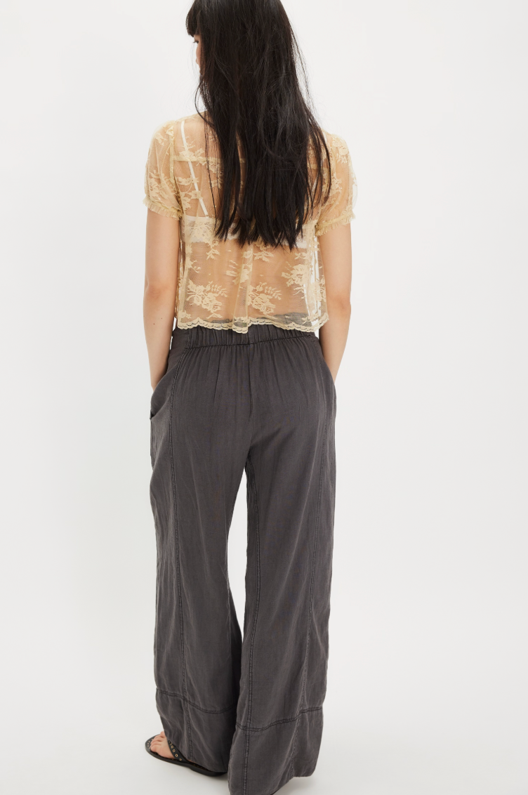 Days End Linen Pull On Pant