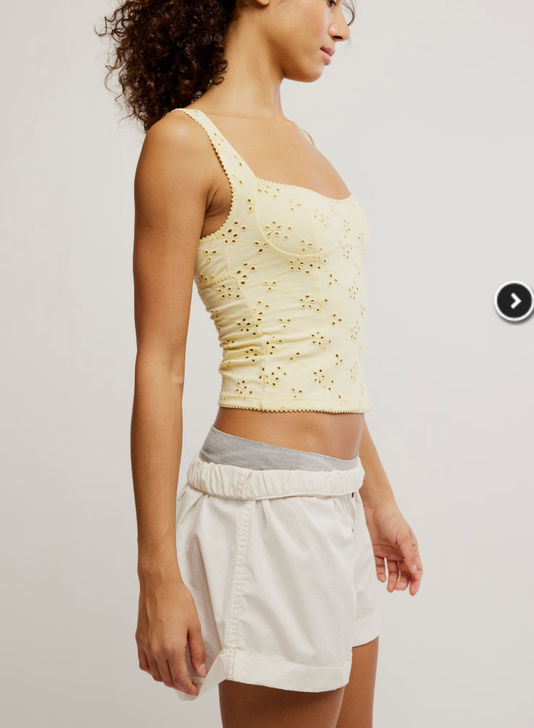 Full Bloom Cotton Eyelet Cami