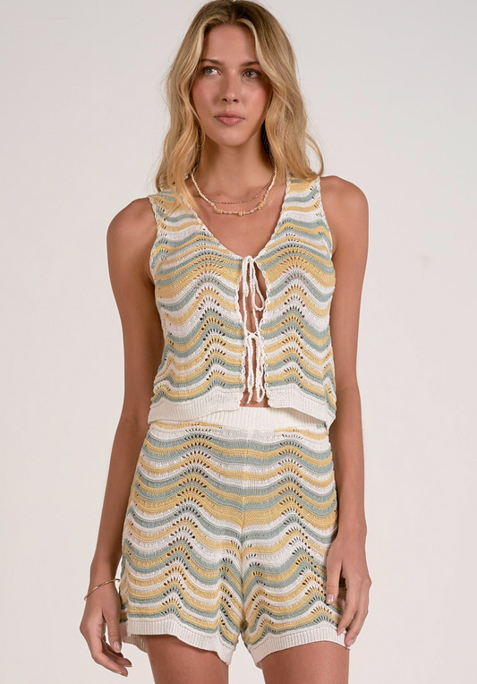 Seraphina Crochet Tie Top
