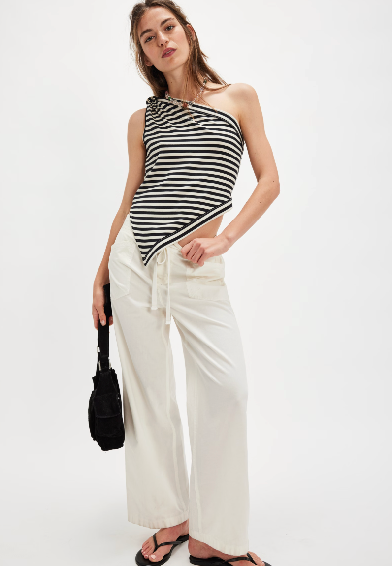 Knot My Vibe One Shoulder Top