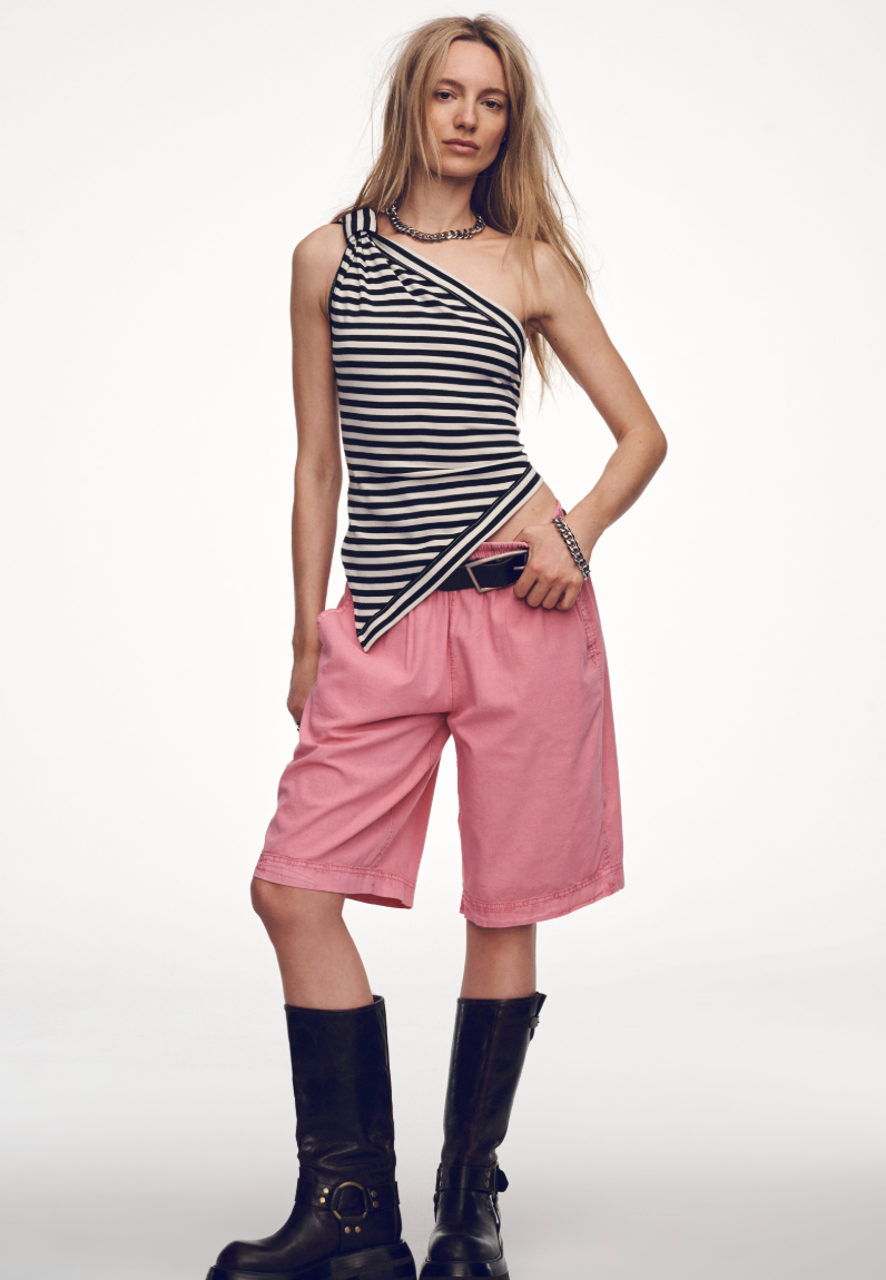 Knot My Vibe One Shoulder Top