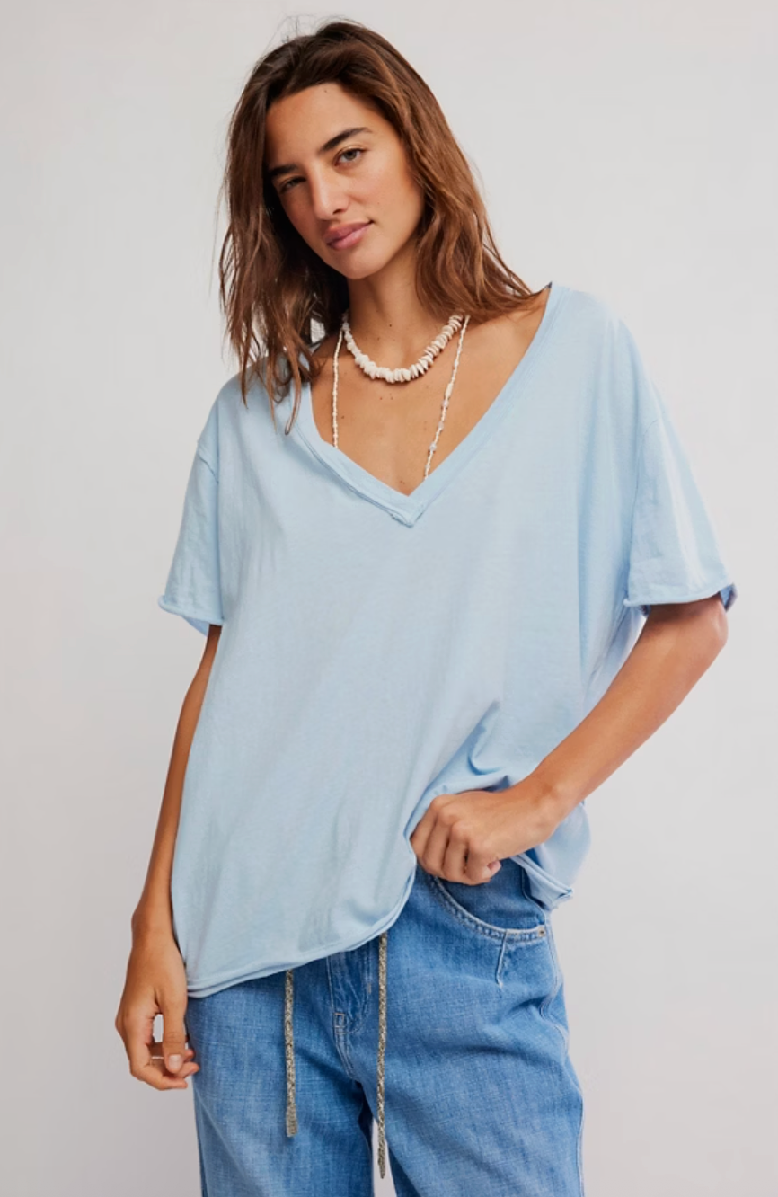 Lara V Neck Tee