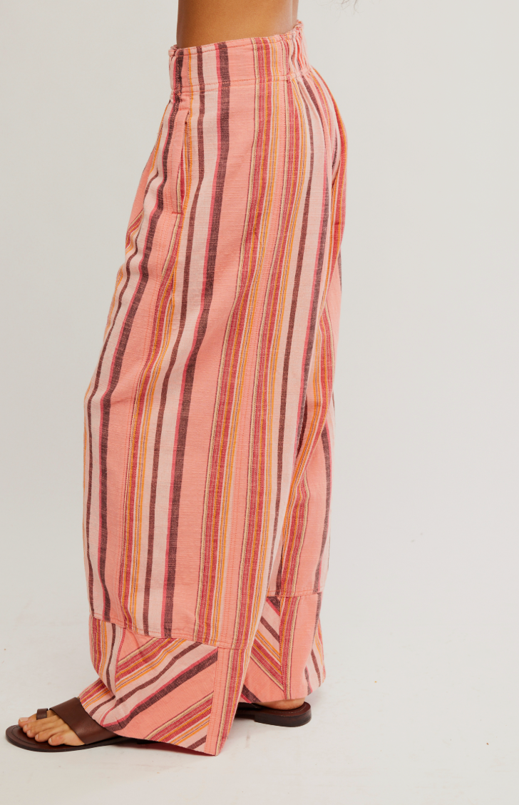 Days End Solar Linen Stripe Pant