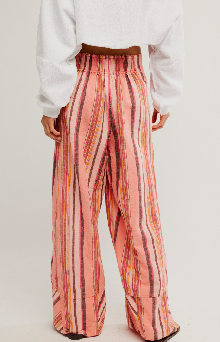 Days End Solar Linen Stripe Pant