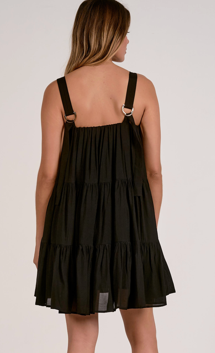 Jodi Tiered Woven Mini Dress