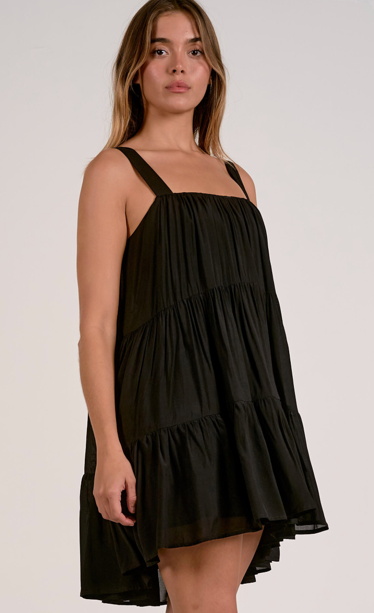 Jodi Tiered Woven Mini Dress