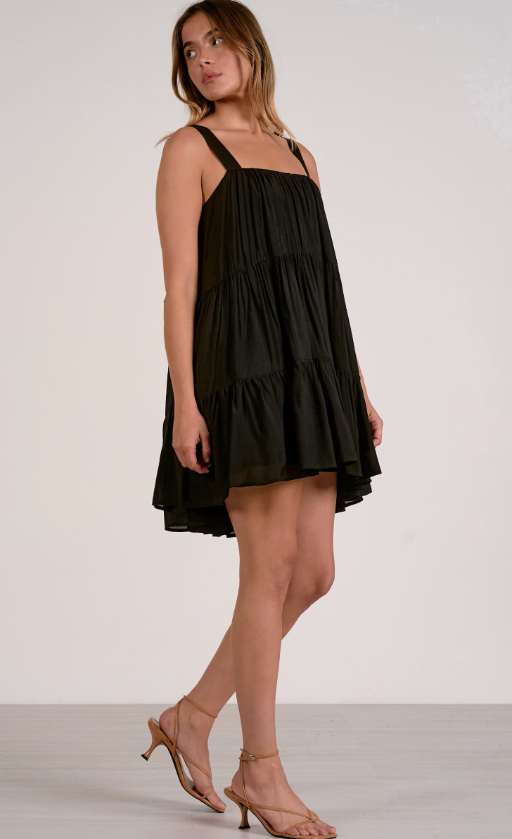 Jodi Tiered Woven Mini Dress