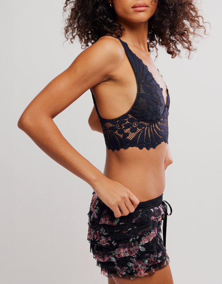 Petal Party Plunge Bralet
