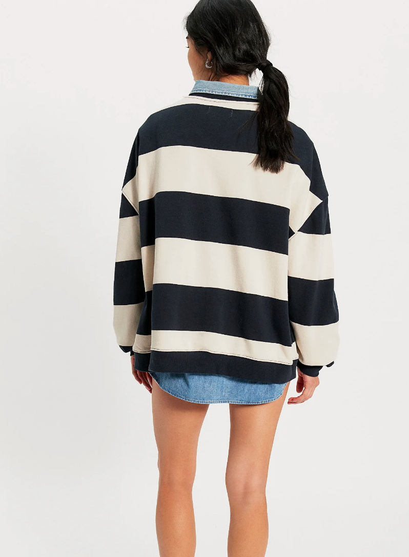Classic Stripe Crew Pullover