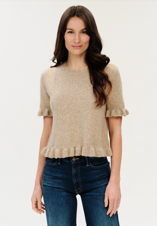 Cleo Ruffle Edge Sweater