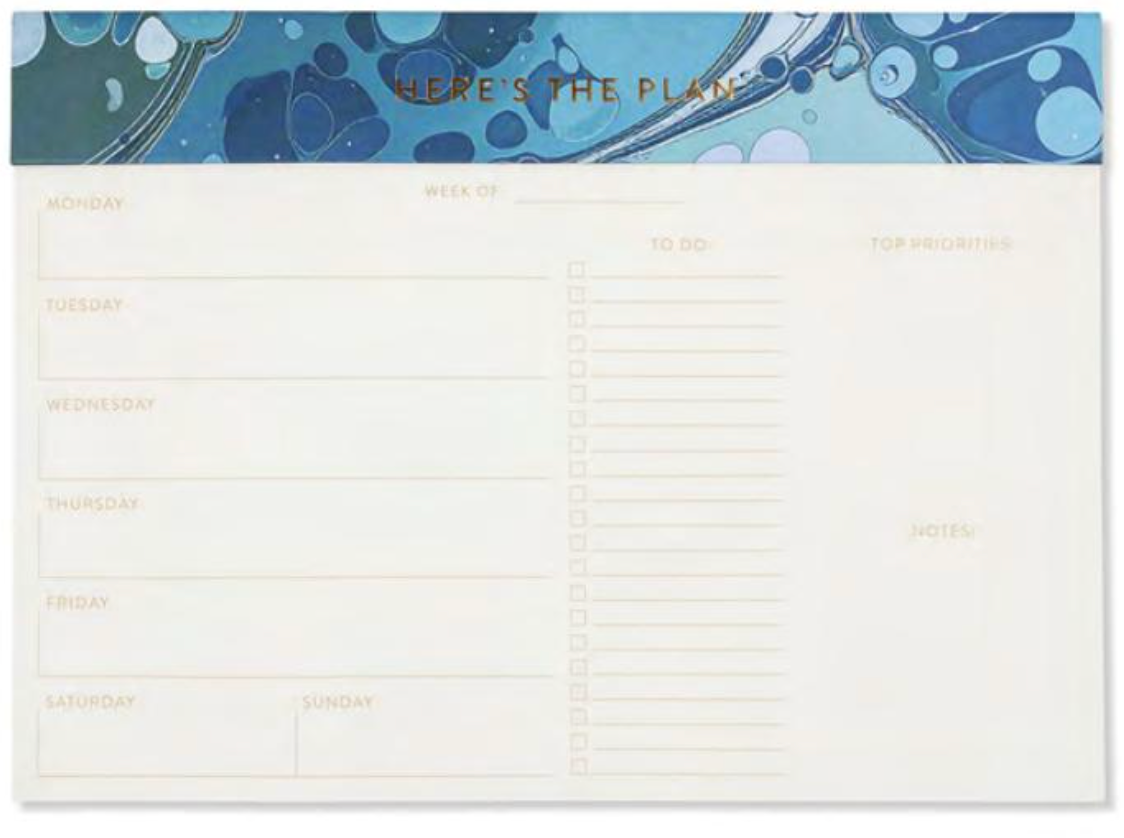 Weekly Planner Notepad