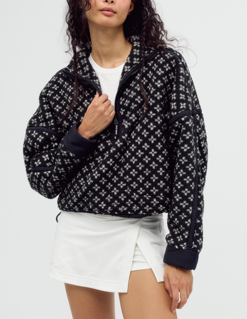 Printed Mountain High 1/2 Zip