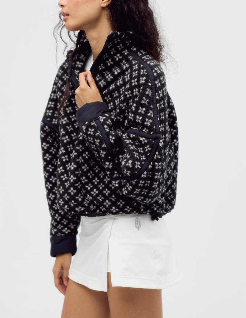 Printed Mountain High 1/2 Zip