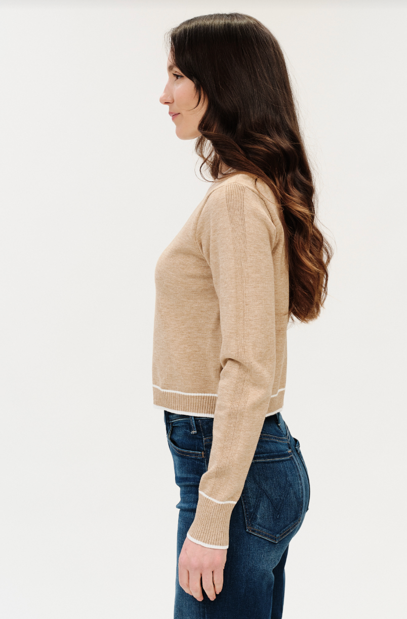 Renley Crew Neck Hem Sweater
