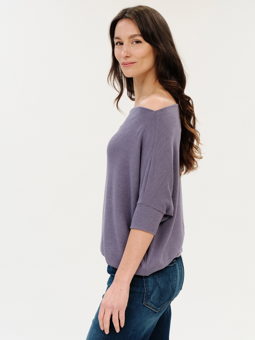 Maci Short Sleeve Convertible Knit Top