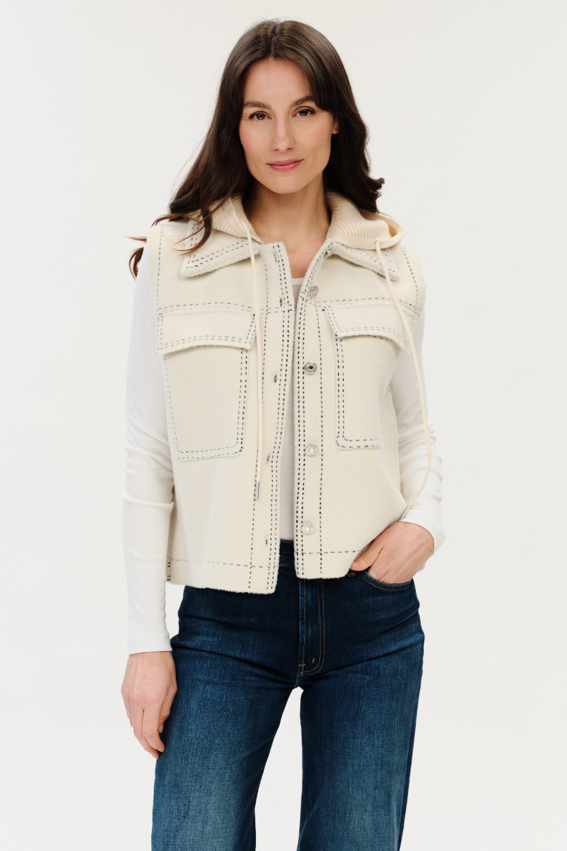 Tommie Exposed Stitch Vest