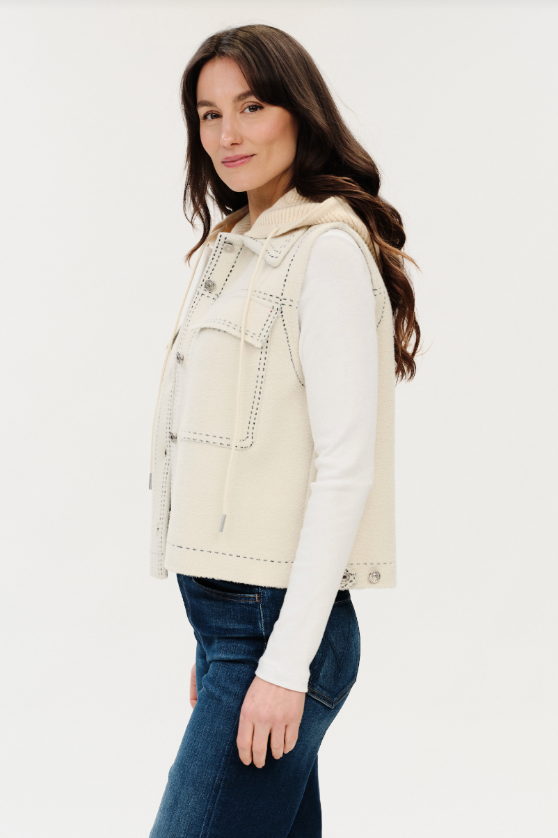 Tommie Exposed Stitch Vest