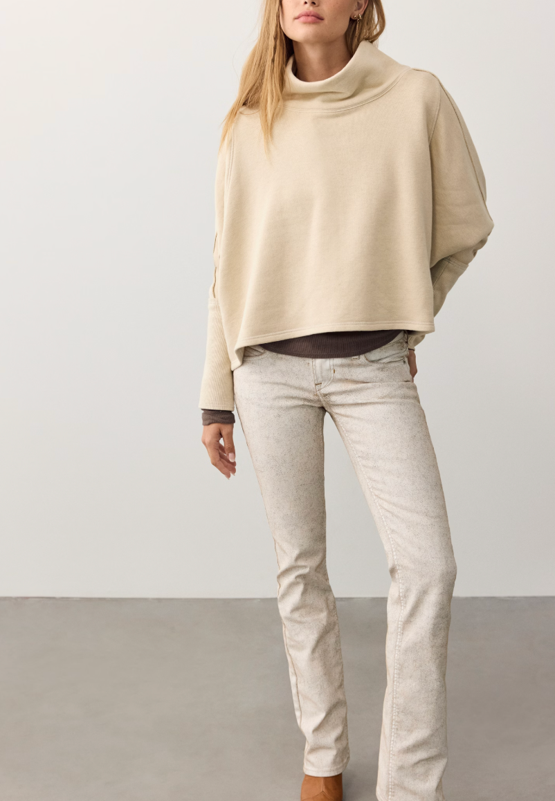 My Girl Mock Neck Pullover