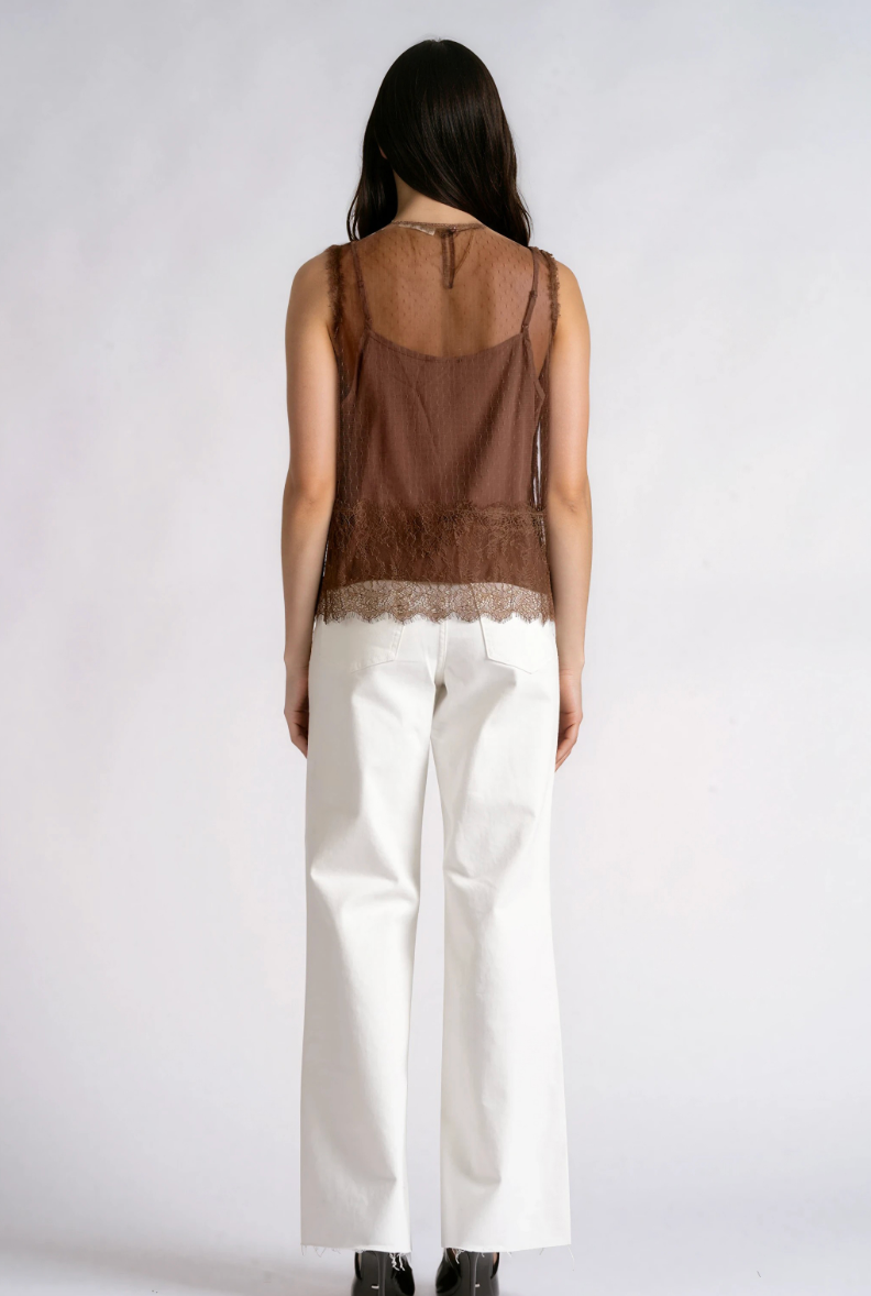 Lola Lace Sleeveless Top
