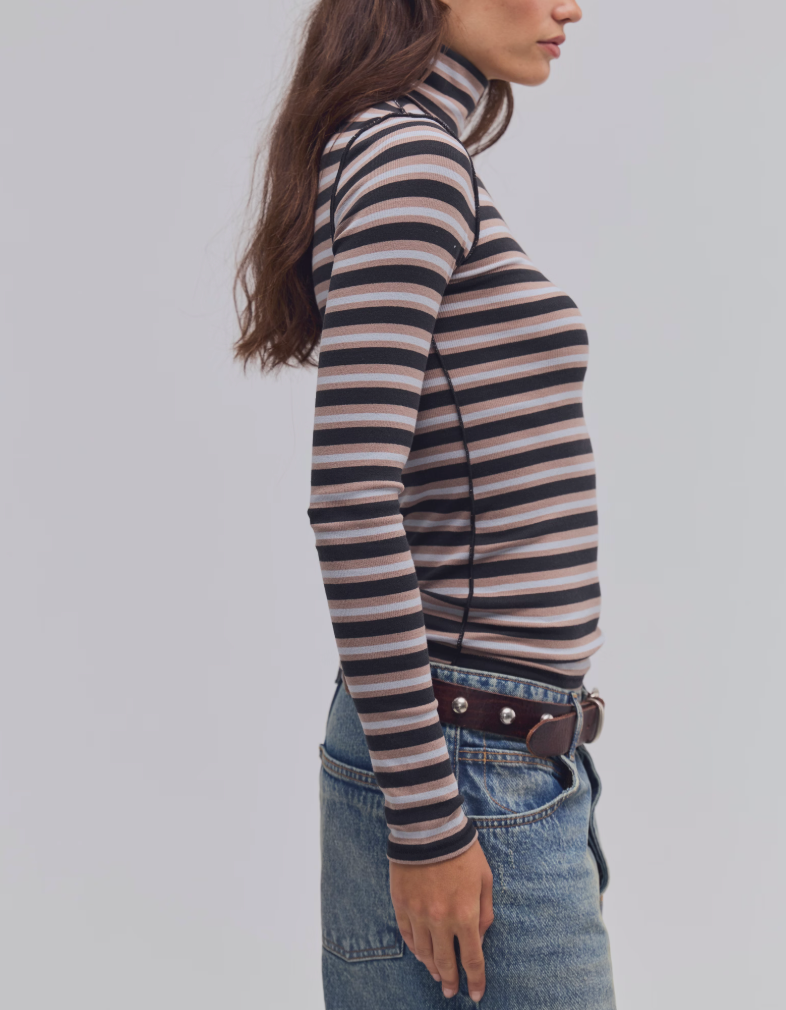 Good Good Striped Turtleneck