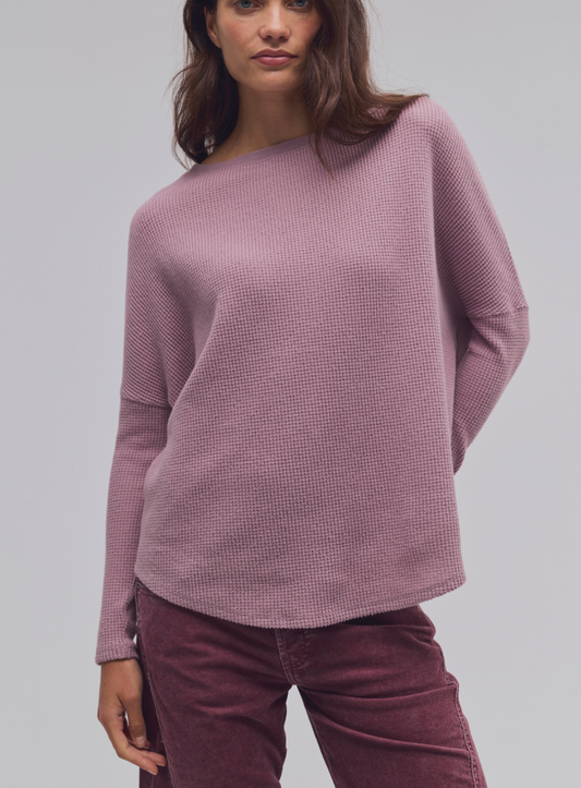 Latte Blues Thermal Long Sleeve Top