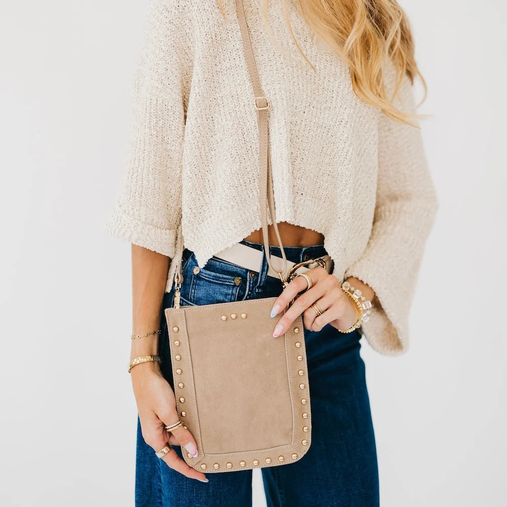 Suede Phone Bag